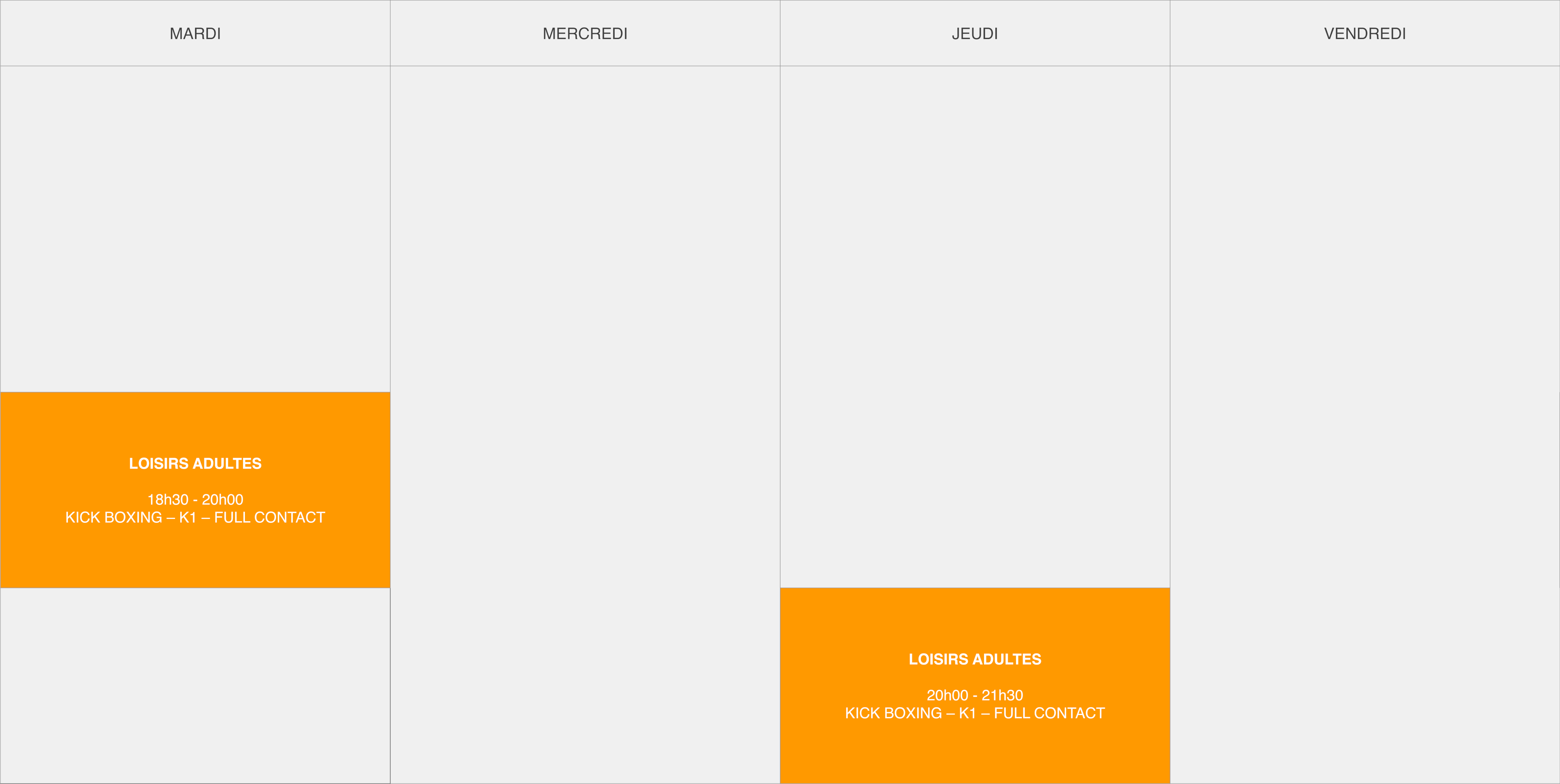 PLANNING - LOISIRS ADULTES 2025-2026